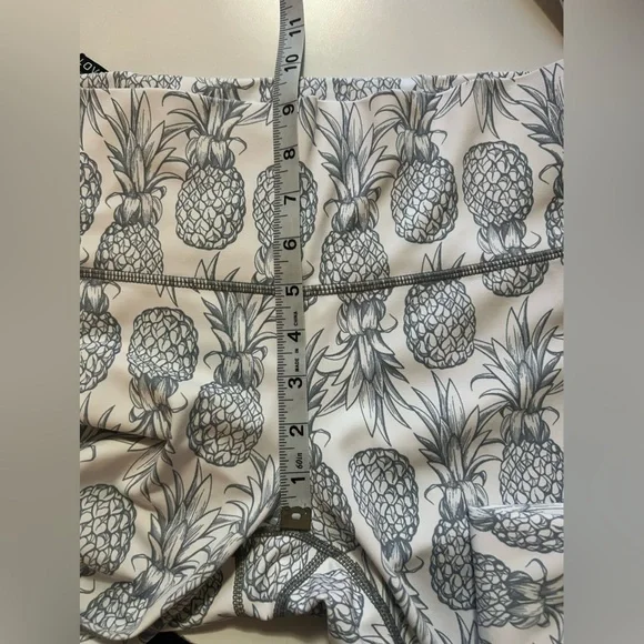 Love Fitness Pineapplee Legging Full Length White size large - Picture 7 of 9